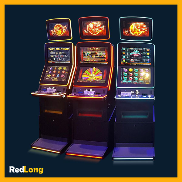  Slot machine rental and games (pacanele games) REDLONG - slot machines and games (gambling games), fixed-odds sports betting, international lotteries and virtual games.
